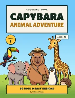 Capybara Animal Adventure — book cover