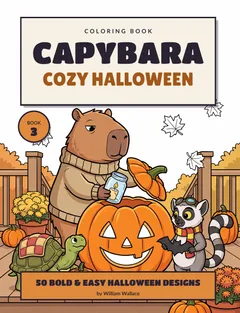 Capybara Cozy Halloween — book cover
